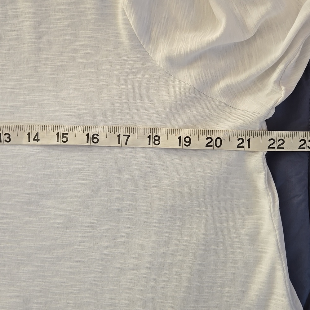 J. Jill Light Blue Short Sleeve Tee - Picture 6 of 10